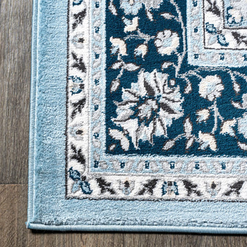 Palmette Modern Persian Floral Area Rug